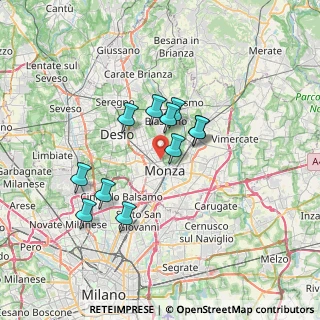 Mappa Vialone Cesare Battisti, 20052 Monza MB, Italia (5.63545)