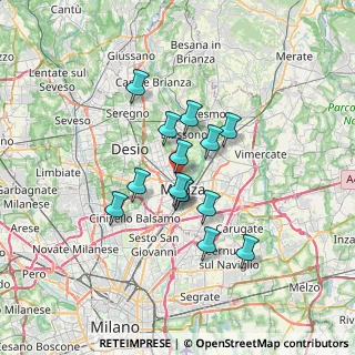 Mappa Vialone Cesare Battisti, 20052 Monza MB, Italia (5.11214)