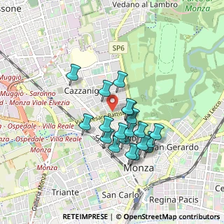 Mappa Viale Cesare Battisti, 20052 Monza MB, Italia (0.734)
