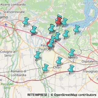 Mappa Via Brescia, 25036 Palazzolo sull'Oglio BS, Italia (6.8675)