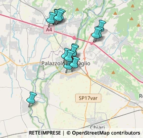 Mappa Via Brescia, 25036 Palazzolo sull'Oglio BS, Italia (3.24)