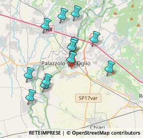 Mappa Via Brescia, 25036 Palazzolo sull'Oglio BS, Italia (3.73917)