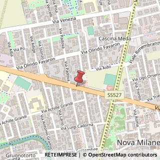 Mappa Via Antonio Locatelli,  20, 20054 Nova Milanese, Monza e Brianza (Lombardia)