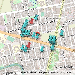 Mappa Via Magenta, 20834 Nova Milanese MB, Italia (0.2)