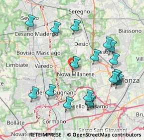 Mappa Via Magenta, 20834 Nova Milanese MB, Italia (4.24056)