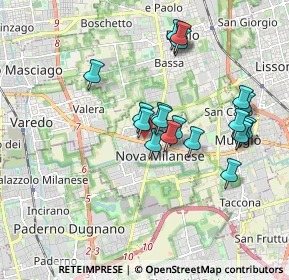 Mappa Via Magenta, 20834 Nova Milanese MB, Italia (1.679)