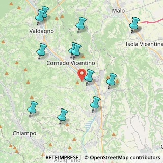 Mappa Via Bregonza, 36070 Brogliano VI, Italia (4.88846)