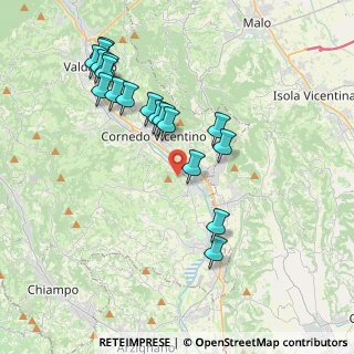 Mappa Via Bregonza, 36070 Brogliano VI, Italia (4.01056)