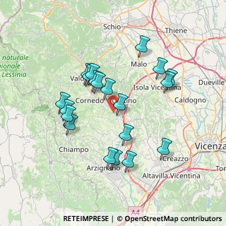 Mappa Via Bregonza, 36070 Brogliano VI, Italia (6.8315)