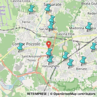 Mappa Via Busto Arsizio, 21015 Lonate Pozzolo VA, Italia (2.5025)