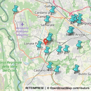 Mappa Via Busto Arsizio, 21015 Lonate Pozzolo VA, Italia (4.951)