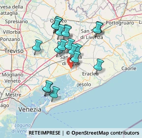 Mappa Via Canaletta Sicher, 30024 Musile di Piave VE, Italia (12.651)