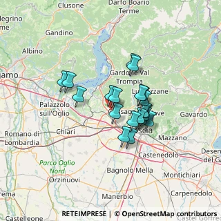 Mappa Km 8+409, 25050 Rodengo-Saiano BS, Italia (9.9)