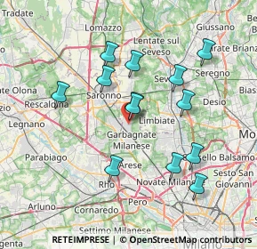 Mappa Via Giacomo Puccini, 20031 Cesate MI, Italia (6.82462)