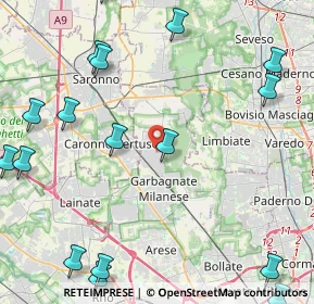 Mappa Via Giacomo Puccini, 20031 Cesate MI, Italia (6.484)