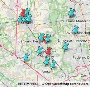 Mappa Via Giacomo Puccini, 20031 Cesate MI, Italia (4.22118)
