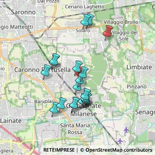 Mappa Via Giacomo Puccini, 20031 Cesate MI, Italia (1.672)