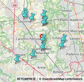 Mappa Via Giacomo Matteotti, 20020 Cesate MI, Italia (3.68667)