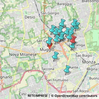 Mappa Via Luogo Pio, 20835 Muggiò MB, Italia (1.61059)
