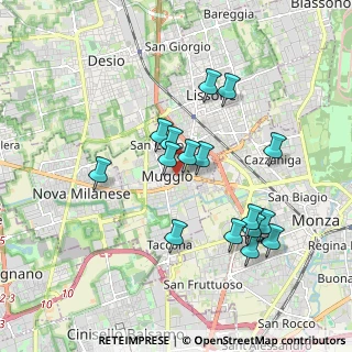 Mappa Via Luogo Pio, 20835 Muggiò MB, Italia (1.72625)