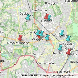 Mappa Via Luogo Pio, 20835 Muggiò MB, Italia (1.96727)