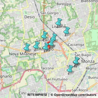 Mappa Via Luogo Pio, 20835 Muggiò MB, Italia (1.58273)