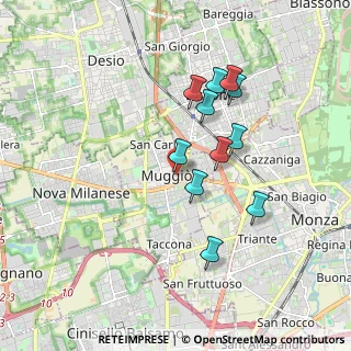Mappa Via Luogo Pio, 20835 Muggiò MB, Italia (1.56273)