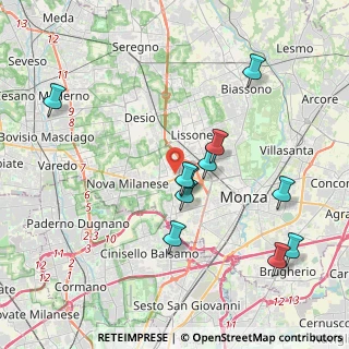 Mappa Via Luogo Pio, 20835 Muggiò MB, Italia (3.94455)