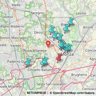 Mappa Via Luogo Pio, 20835 Muggiò MB, Italia (3.23)