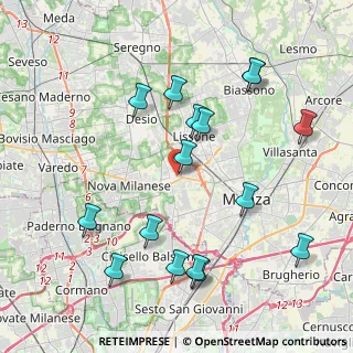 Mappa Via Luogo Pio, 20835 Muggiò MB, Italia (4.4025)
