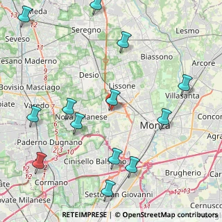 Mappa Via Luogo Pio, 20835 Muggiò MB, Italia (5.30769)