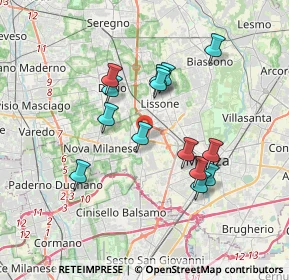 Mappa Via Luogo Pio, 20835 Muggiò MB, Italia (3.19)