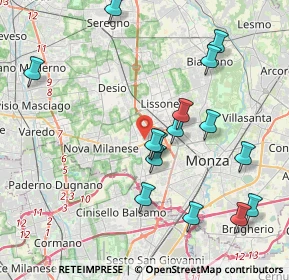 Mappa Via Luogo Pio, 20835 Muggiò MB, Italia (4.21867)