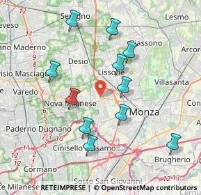 Mappa Via Luogo Pio, 20835 Muggiò MB, Italia (3.75455)