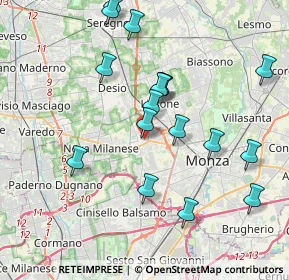 Mappa Via Luogo Pio, 20835 Muggiò MB, Italia (3.94118)