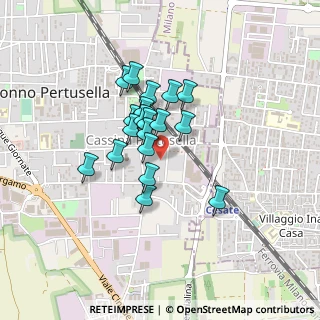 Mappa Via Nino Bixio, 21042 Caronno Pertusella VA, Italia (0.301)