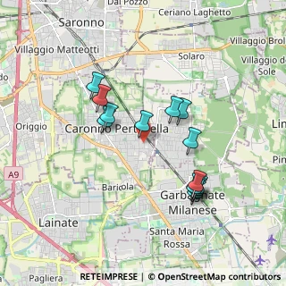 Mappa Via Nino Bixio, 21042 Caronno Pertusella VA, Italia (1.63846)
