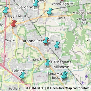 Mappa Via Nino Bixio, 21042 Caronno Pertusella VA, Italia (3.05364)