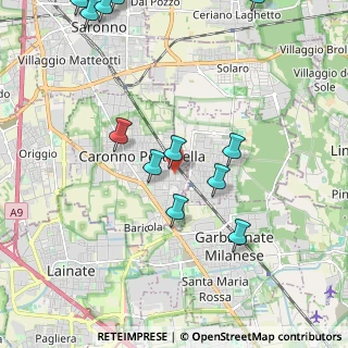 Mappa Via Nino Bixio, 21042 Caronno Pertusella VA, Italia (2.50667)
