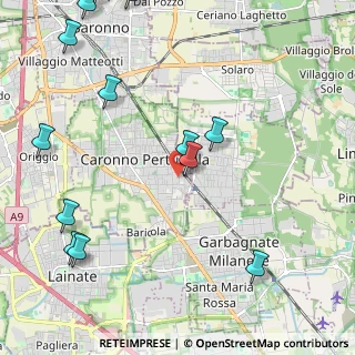 Mappa Via Nino Bixio, 21042 Caronno Pertusella VA, Italia (2.88538)