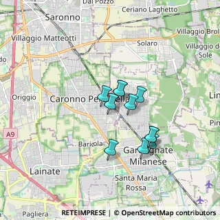 Mappa Via Nino Bixio, 21042 Caronno Pertusella VA, Italia (1.25545)