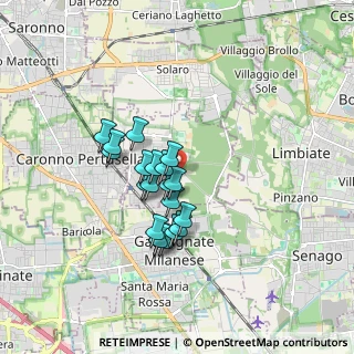 Mappa Via Gramsci, 20031 Cesate MI, Italia (1.303)