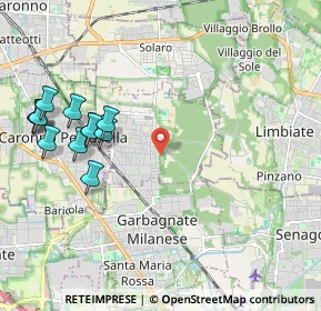 Mappa Via Gramsci, 20031 Cesate MI, Italia (2.3375)