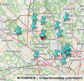 Mappa Via Gramsci, 20031 Cesate MI, Italia (7.48313)