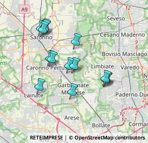 Mappa Via Gramsci, 20031 Cesate MI, Italia (3.35857)