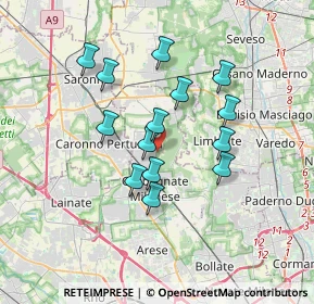 Mappa Via Gramsci, 20031 Cesate MI, Italia (2.94786)