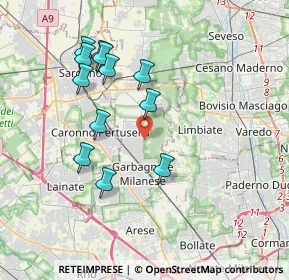 Mappa Via Gramsci, 20031 Cesate MI, Italia (3.63667)