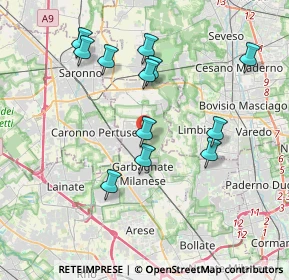 Mappa Via Gramsci, 20031 Cesate MI, Italia (3.69)