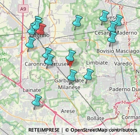 Mappa Via Gramsci, 20031 Cesate MI, Italia (4.33125)