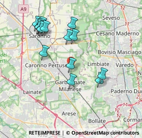 Mappa Via Gramsci, 20031 Cesate MI, Italia (4.05353)